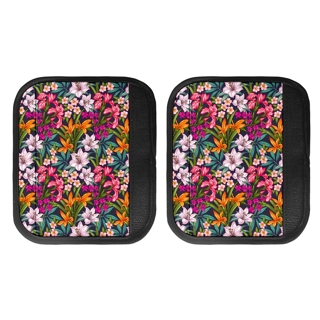 Tropical Flowers Pattern Print Handle Covers