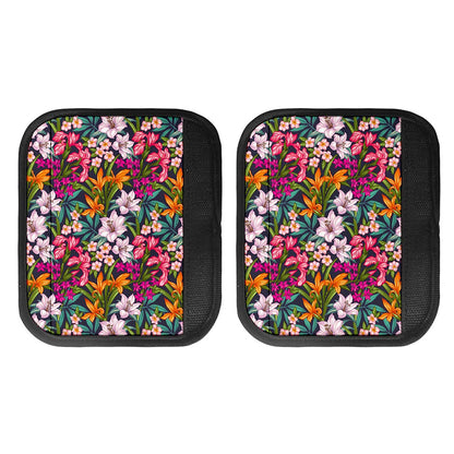 Tropical Flowers Pattern Print Handle Covers