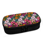 Tropical Flowers Pattern Print Insulin Cooler Travel Case
