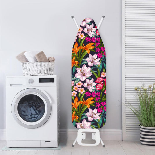 Tropical Flowers Pattern Print Ironing Board Cover