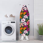 Tropical Flowers Pattern Print Ironing Board Cover