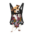 Tropical Flowers Pattern Print Pet Carrier Backpack