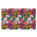 Tropical Flowers Pattern Print Polyester Doormat
