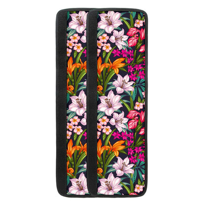 Tropical Flowers Pattern Print Refrigerator Handle Covers