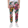 Tropical Flowers Pattern Print Joggers