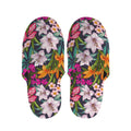 Tropical Flowers Pattern Print Slippers