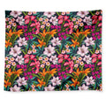 Tropical Flowers Pattern Print Tapestry