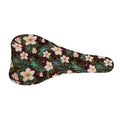 Tropical Frangipani Flower Print Bicycle Seat Cover