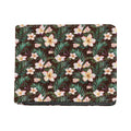 Tropical Frangipani Flower Print Bifold Wallet