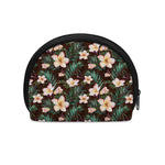 Tropical Frangipani Flower Print Coin Purse