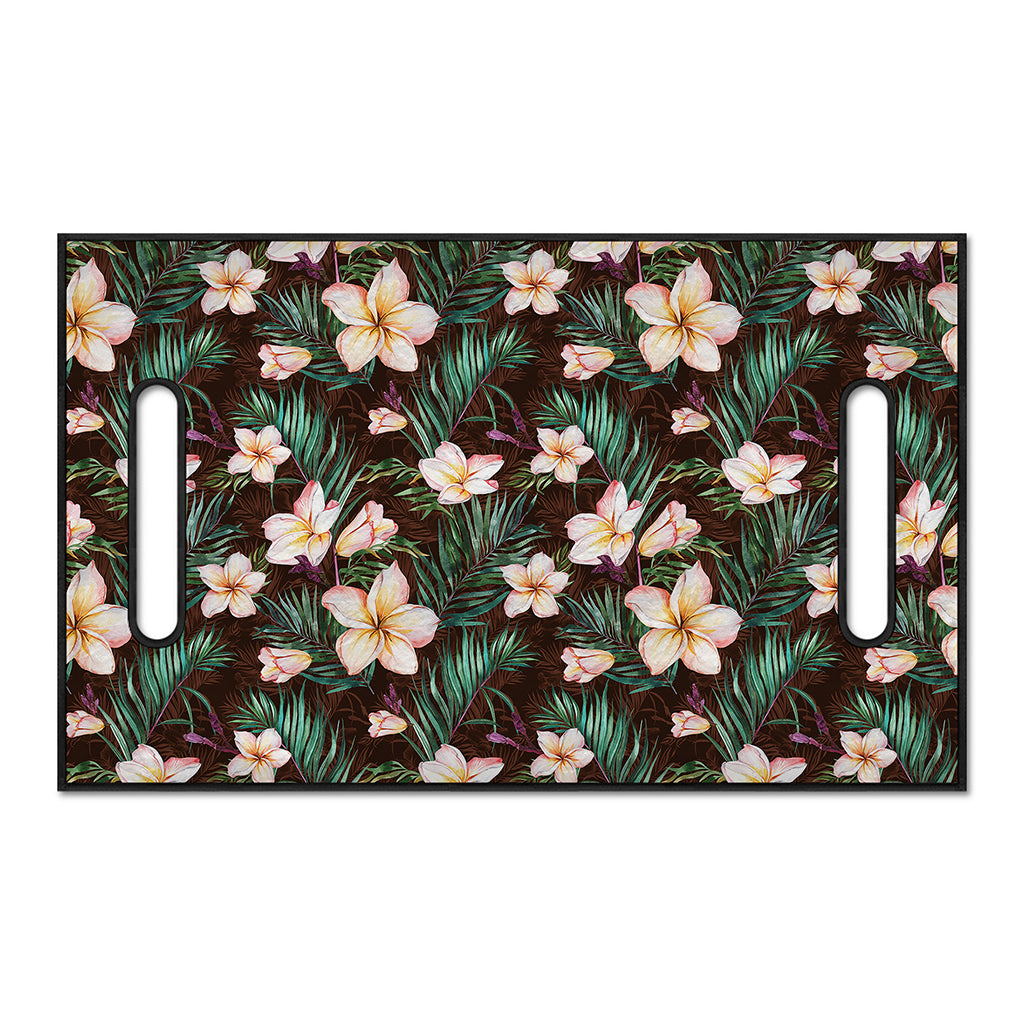 Tropical Frangipani Flower Print Golf Cart Seat Cover