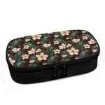 Tropical Frangipani Flower Print Insulin Cooler Travel Case