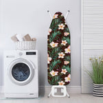 Tropical Frangipani Flower Print Ironing Board Cover