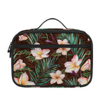 Tropical Frangipani Flower Print Portable Lunch Bag