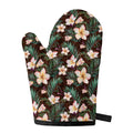 Tropical Frangipani Flower Print Single Oven Mitt