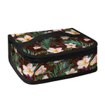 Tropical Frangipani Flower Print Small Lunch Bag