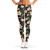 Tropical Frangipani Flower Print Women's Leggings