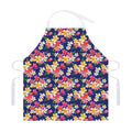 Tropical Frangipani Plumeria Print Adjustable Apron