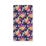 Tropical Frangipani Plumeria Print Baby Crib Sheet