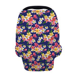 Tropical Frangipani Plumeria Print Baby Seat Cover