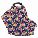 Tropical Frangipani Plumeria Print Baby Seat Cover