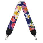Tropical Frangipani Plumeria Print Bag Strap
