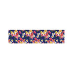 Tropical Frangipani Plumeria Print Bed Runner