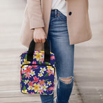 Tropical Frangipani Plumeria Print Bible Tote Bag