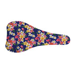 Tropical Frangipani Plumeria Print Bicycle Seat Cover