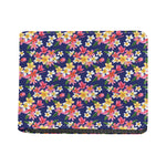 Tropical Frangipani Plumeria Print Bifold Wallet