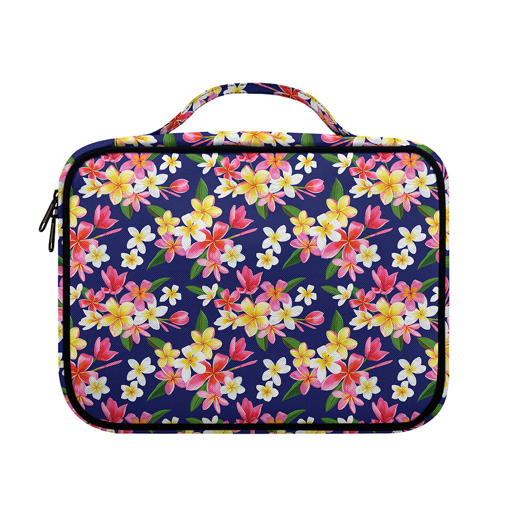 Tropical Frangipani Plumeria Print Briefcase Bible Bag