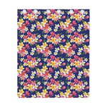 Tropical Frangipani Plumeria Print Curtain