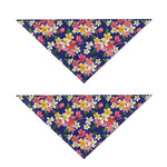 Tropical Frangipani Plumeria Print Dog Bandana