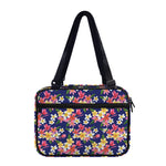 Tropical Frangipani Plumeria Print Double Strap Bible Bag