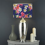 Tropical Frangipani Plumeria Print Drum Lamp Shade