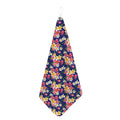 Tropical Frangipani Plumeria Print Hand Towel