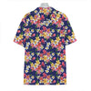 Tropical Frangipani Plumeria Print Hawaiian Shirt