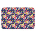 Tropical Frangipani Plumeria Print Indoor Door Mat