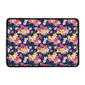 Tropical Frangipani Plumeria Print Kitchen Mat