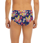 Tropical Frangipani Plumeria Print Men's Briefs
