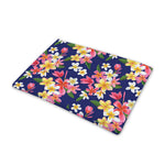 Tropical Frangipani Plumeria Print Pet Cooling Mat Cover