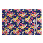 Tropical Frangipani Plumeria Print Placemat