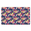 Tropical Frangipani Plumeria Print Polyester Doormat