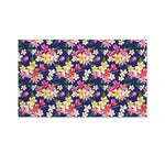 Tropical Frangipani Plumeria Print Polyester Flag