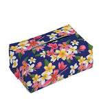 Tropical Frangipani Plumeria Print Rectangle Tissue Box Cover