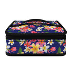 Tropical Frangipani Plumeria Print Small Lunch Bag