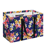 Tropical Frangipani Plumeria Print Utility Tote Bag