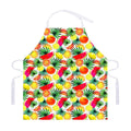 Tropical Fruit Leaf Pattern Print Adjustable Apron