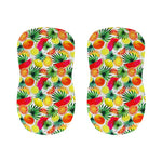 Tropical Fruit Leaf Pattern Print Bar Stool Covers