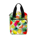 Tropical Fruit Leaf Pattern Print Bible Tote Bag